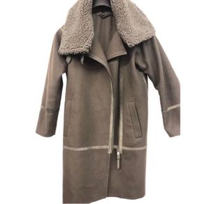 All Saints shearing coat - size S