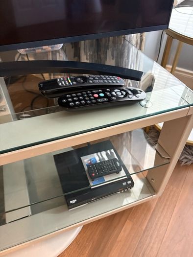 Glass TV Stand