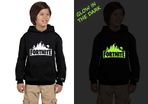 Glow in the Dark Kids Fortnite Hoodie great gift present for fortnite players