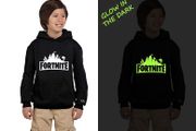 Glow in the Dark Kids Fortnite Hoodie great gift present for fortnite players