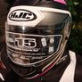 Motorbike helmet and gloves Image 3