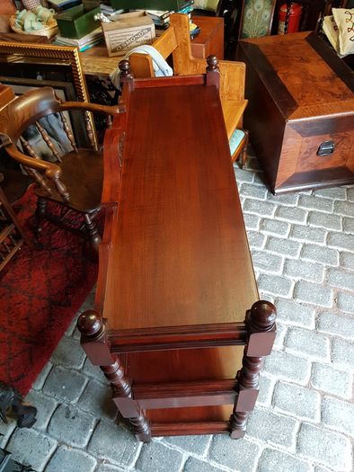 Antique mahogany dumbwaiter