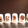 Collection of Assorted Bone China  Animal Themed Thimbles Image 3