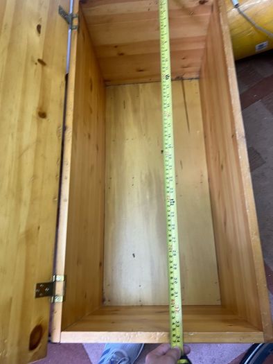 Wooden storage box protea pine