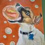 A bubbly Jack Russell - oil painting Image 5