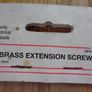 Brass Extension Screws x 4 for sale Image 2