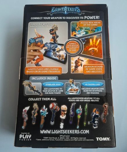Lightseekers Awakening Weapon Pack and AR Trading Card Spinblade 3000