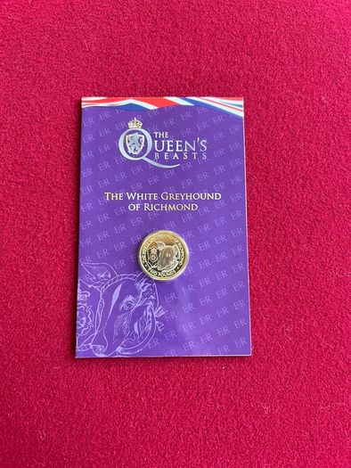 Queens Beasts The White Greyhound Of Richmond 2 Pound Coin