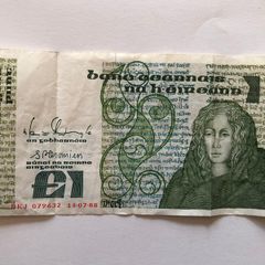 1988 Irish 1 Punt Pound Note