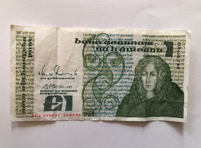 1988 Irish 1 Punt Pound Note