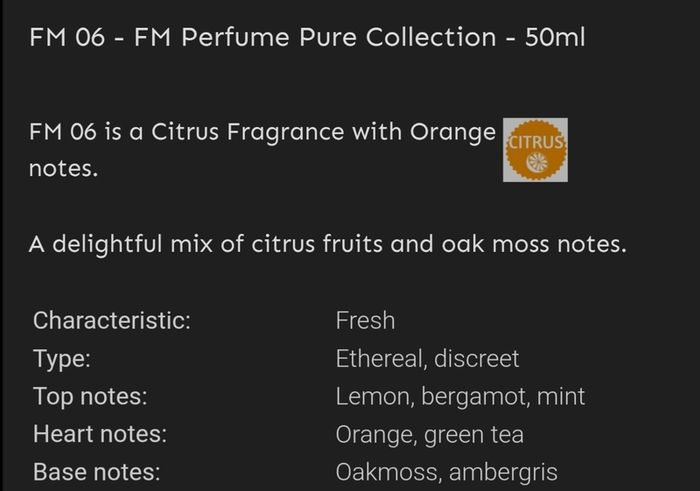 Only 1 Each!! Brand New FM Perfume & Aftershave