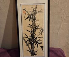 Bamboo Ink Painting - Signed