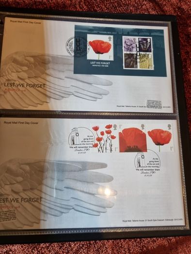 Mint UK FDC album