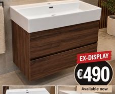 Incline visobath 800 unit and basin ex display