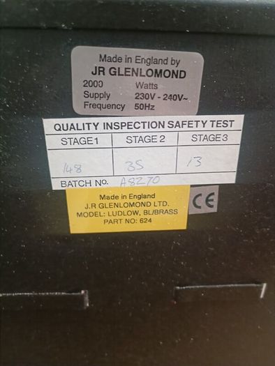 electric fire with heating all working