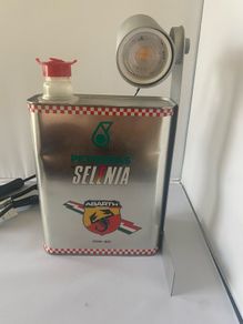 Oil can table lamp