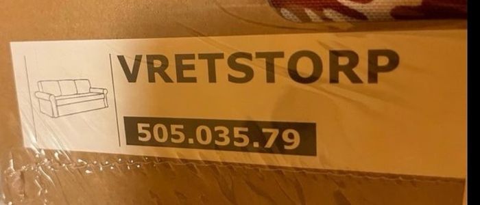 BN IKEA Vretstorp 3 seater cover s