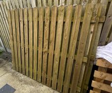 Timber Fence Panel Hit and Miss