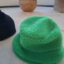 Girls Zara black ears hat and green bucket hat 5-8 bundle Image 3