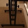 Adjustable height mobile desk - black Image 3