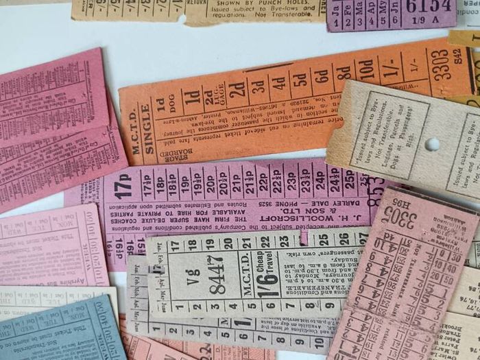 Vintage Transportation Ticket Collection