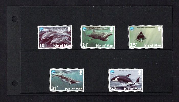1998 Isle of Man International Year of the Ocean (UNESCO): Seamammals Commemorative Stamps Presentation Pack