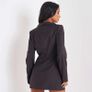 Bnwt Zuri Mesh Front Panel Detail Blazer Dress In Black Size UK14 EU42 Postage Included Image 3