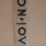 Bon jovi original rock concert banner/scarf 1988 Image 5