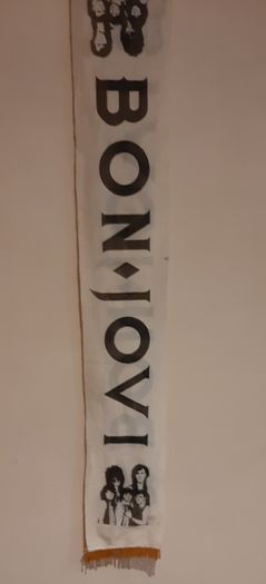 Bon jovi original rock concert banner/scarf 1988