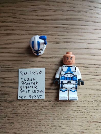 lego sw1246 clone trooper officer 501st legion, set star wars 75345