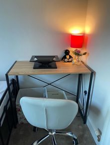 Desk and office chair