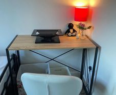 Desk and office chair