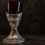 Vintage Ruby Red Glass Goblet / Decorative Holder Image 5