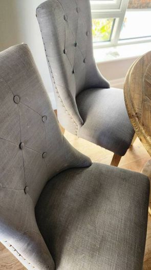 Helen Turkington Dining table and chairs