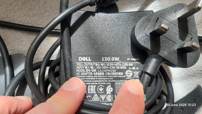 Dell WD15 K17A001 USB-C Docking Station Monitor Dock 4K with 130W Adapter Power Supply PSU