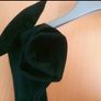 Elegant One Shoulder Black Dress Image 3