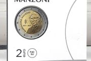 Italy 2 Euro Commemorative Coin 2023 - Alessandro Manzoni. Coincard. BU