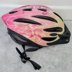 Pink/Creamy Colour Bike Helmet