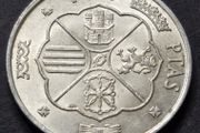 1966 Spain Unc 100 Pesetas - Francisco Franco Silver coin
