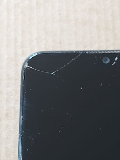 HUAWEI P Smart (2020), Model POT-LX1A, has Pin Lock and small scratch at very top of screen, for parts or repair