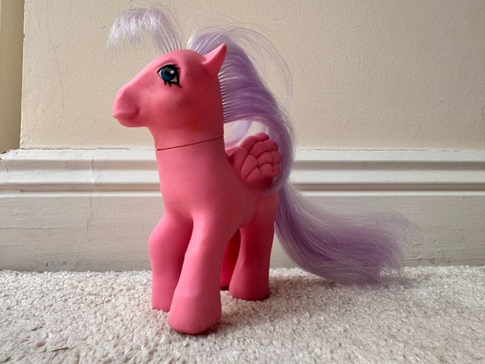Vintage Hasbro My Little Pony G1 1985 Northstar North Star Pegasus Dirty Used Please see photos