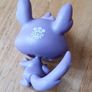 Littlest Pet Shop - Cute Purple Chinchilla - Bobble Head - See Pics Image 3