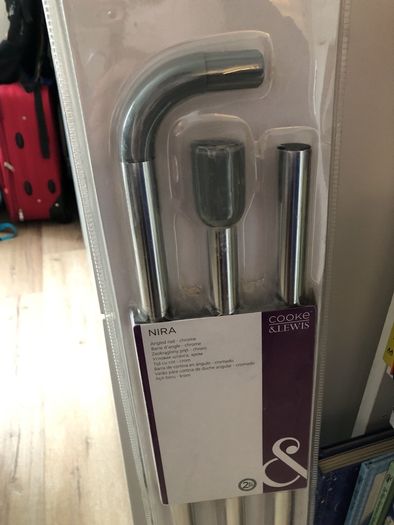 bath curtain rod