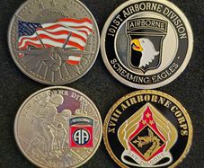 UNITED STATES, military challenge/ commerative coins.