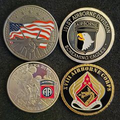 UNITED STATES, military challenge/ commerative coins.