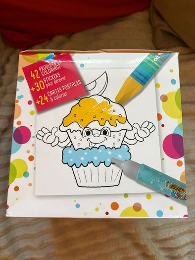 BIC Kids Colouring Box Birthday Kit