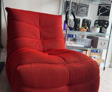 Sonic Red Power Gliding Gaming / Recliner Chair