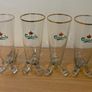 Vintage Carlsberg Horn glasses X4 Image 2