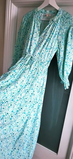 SERAPHINA The Floral Smock Dress with pockets Sz M (Fit 12-14UK) - Rrp 155 (New)