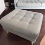 IKEA mint couch and ottoman Image 2